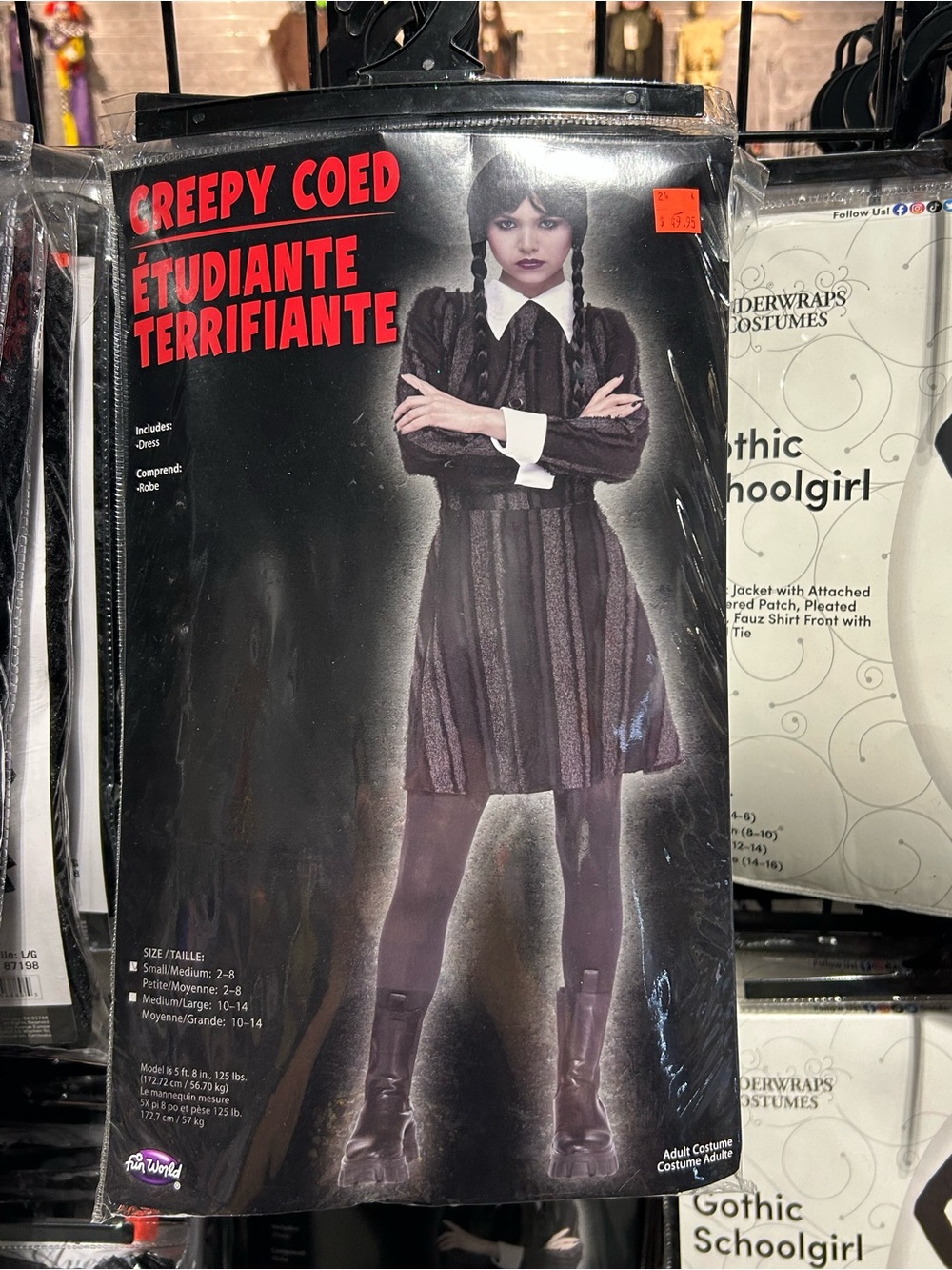 Creepy Coed Gothic Schoolgirl Dress - Black